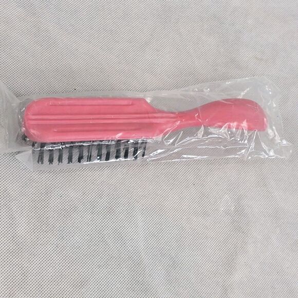 Vintage Tiara #500N Pink Hair Brush 8" Beauty Shop 5 Row Hairdresser Stylist - Picture 5 of 6